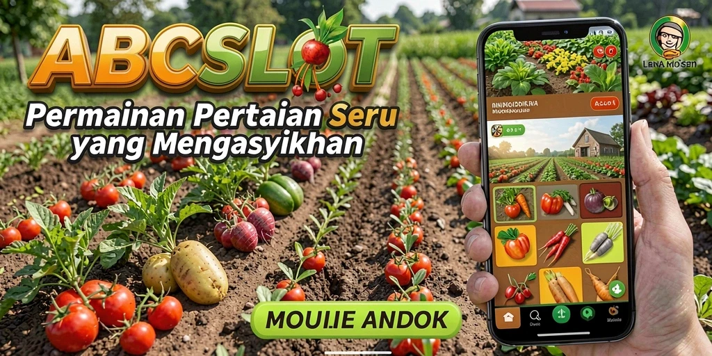 Tampilan gameplay menarik dari ABCSLOT dengan aktivitas pertanian.