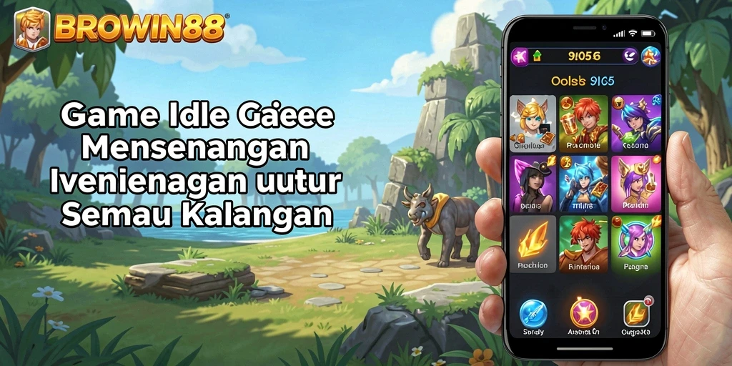 Tampilan screenshot gameplay BROWIN88 menunjukkan pengelolaan sumber daya yang menyenangkan.
