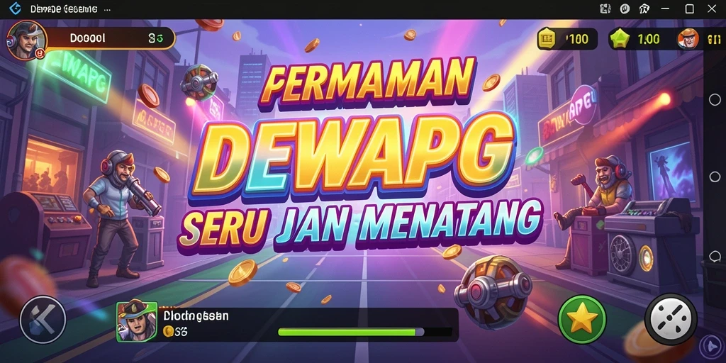 Screenshot gameplay DEWAPG dengan efek visual yang menawan.