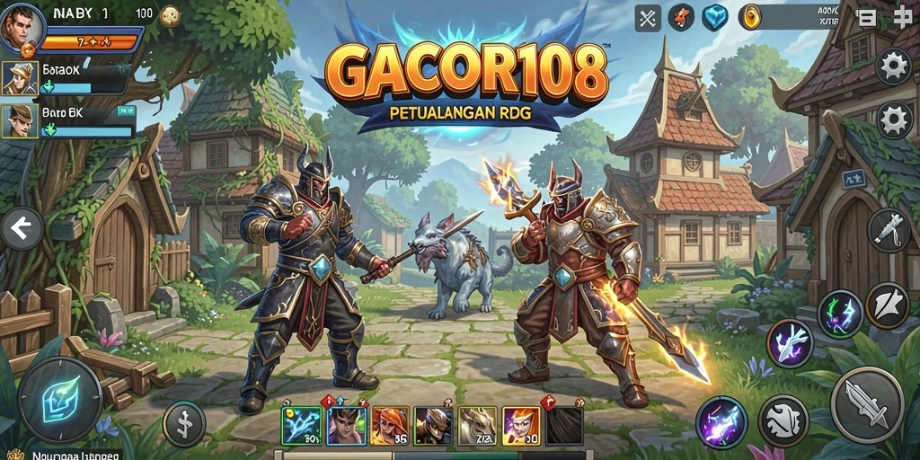 Tangkapan layar menampilkan aksi seru dari gameplay RPG.