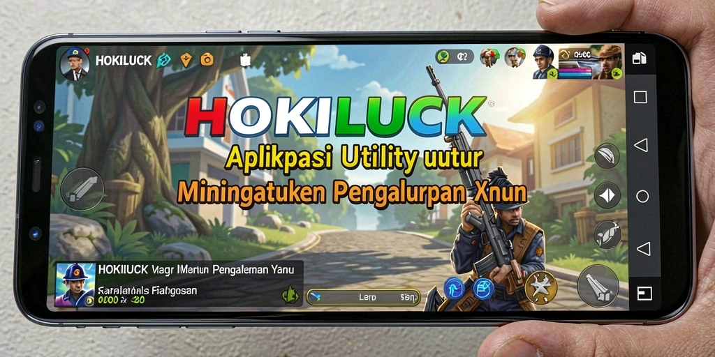 Tampilan antarmuka HOKILUCK yang mudah dipahami.