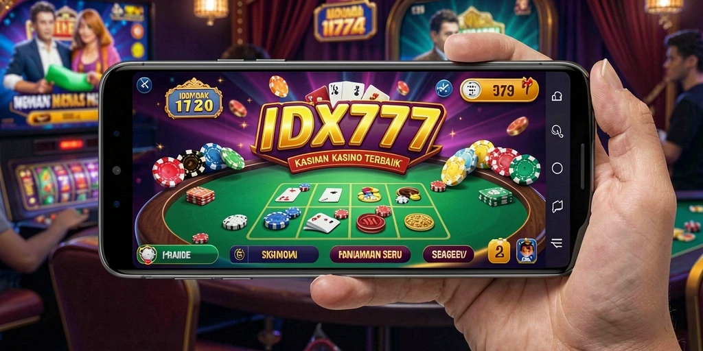 Screenshot gameplay IDX777 menampilkan pengalaman kasino yang mendebarkan.