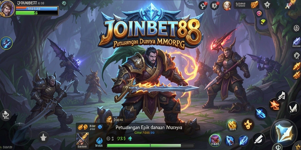 Tampilan gameplay seru dari JOINBET88, menampilkan aksi pertempuran mendebarkan.