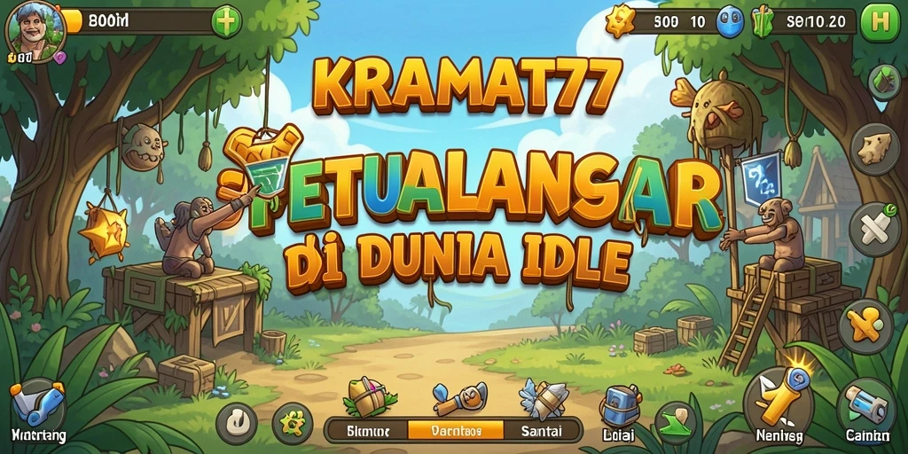 Tampilan gameplay KRAMAT77 dengan elemen Idle yang menarik.