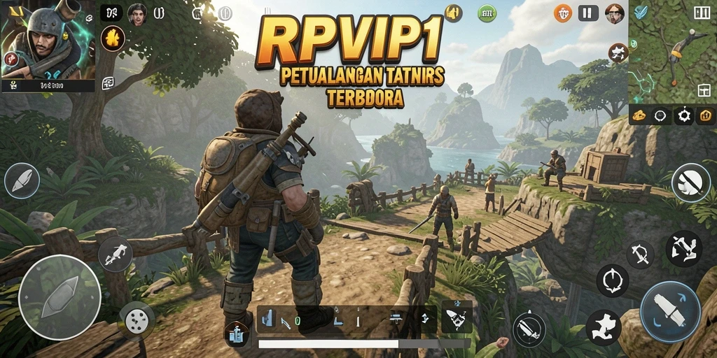 Gameplay RPVIP1 dengan eksplorasi dunia terbuka yang luas.