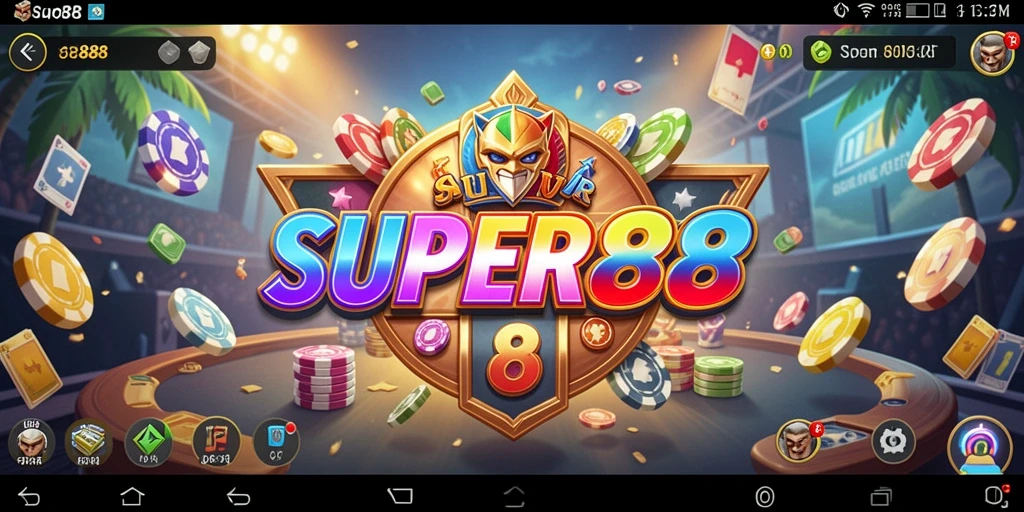 Menampilkan gameplay <strong>SUPER88</strong> yang menarik dan mendebarkan.