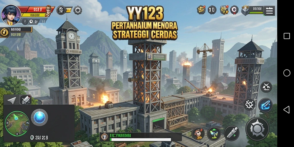 Gameplay seru dan menantang dalam Tower Defense YY123.